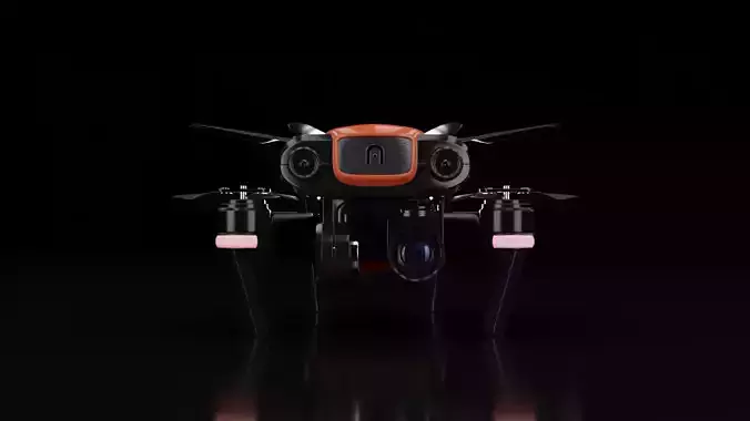 Autel Robotics EVO Camera Drone Quadcopter 3D model