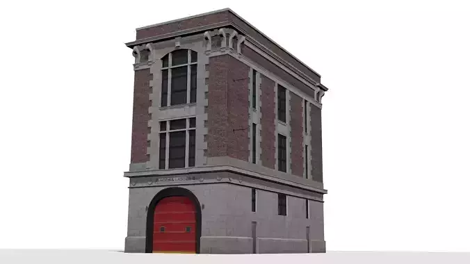 Firehouse brick building