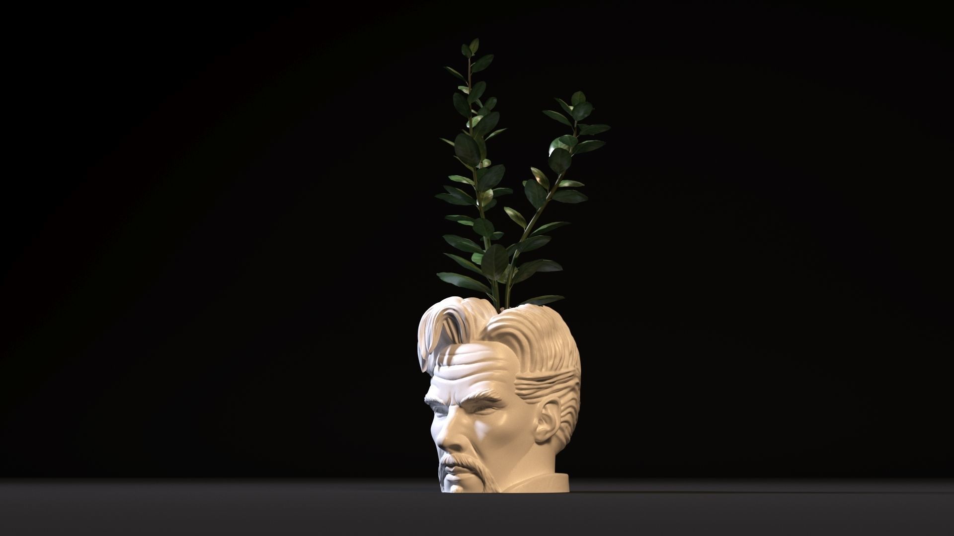 Doctor Strange planters 3D print model_9