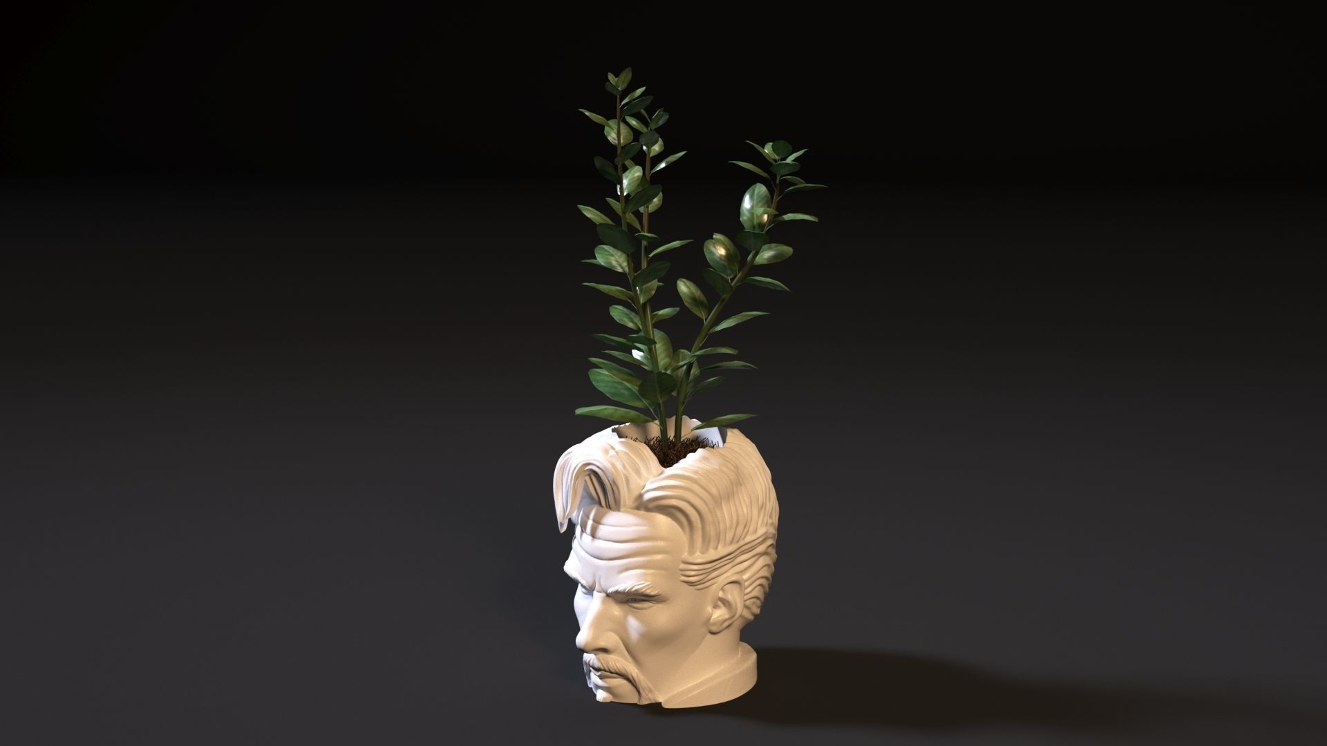 Doctor Strange planters 3D print model_1