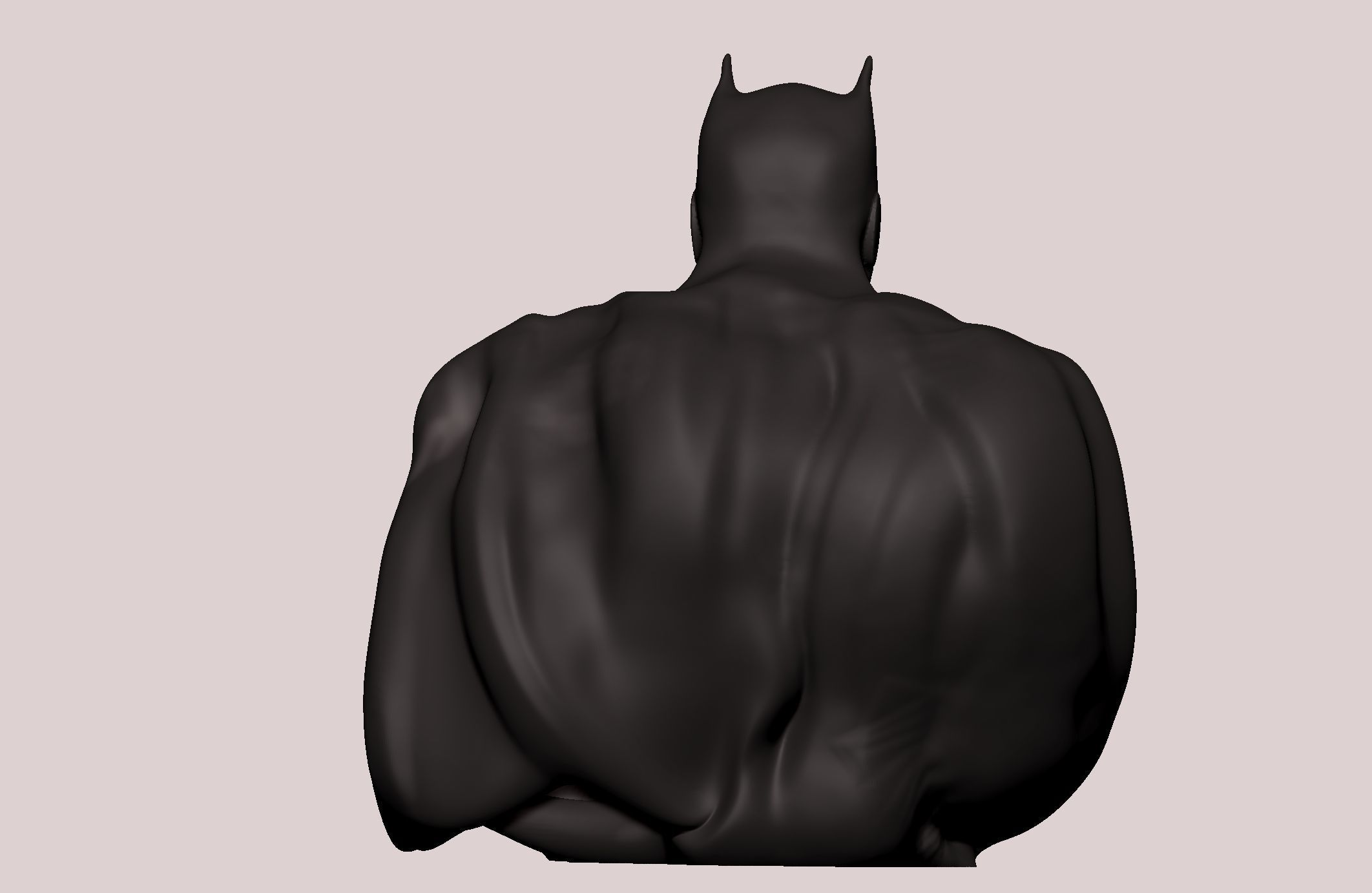 Batman statue 3D print model_20