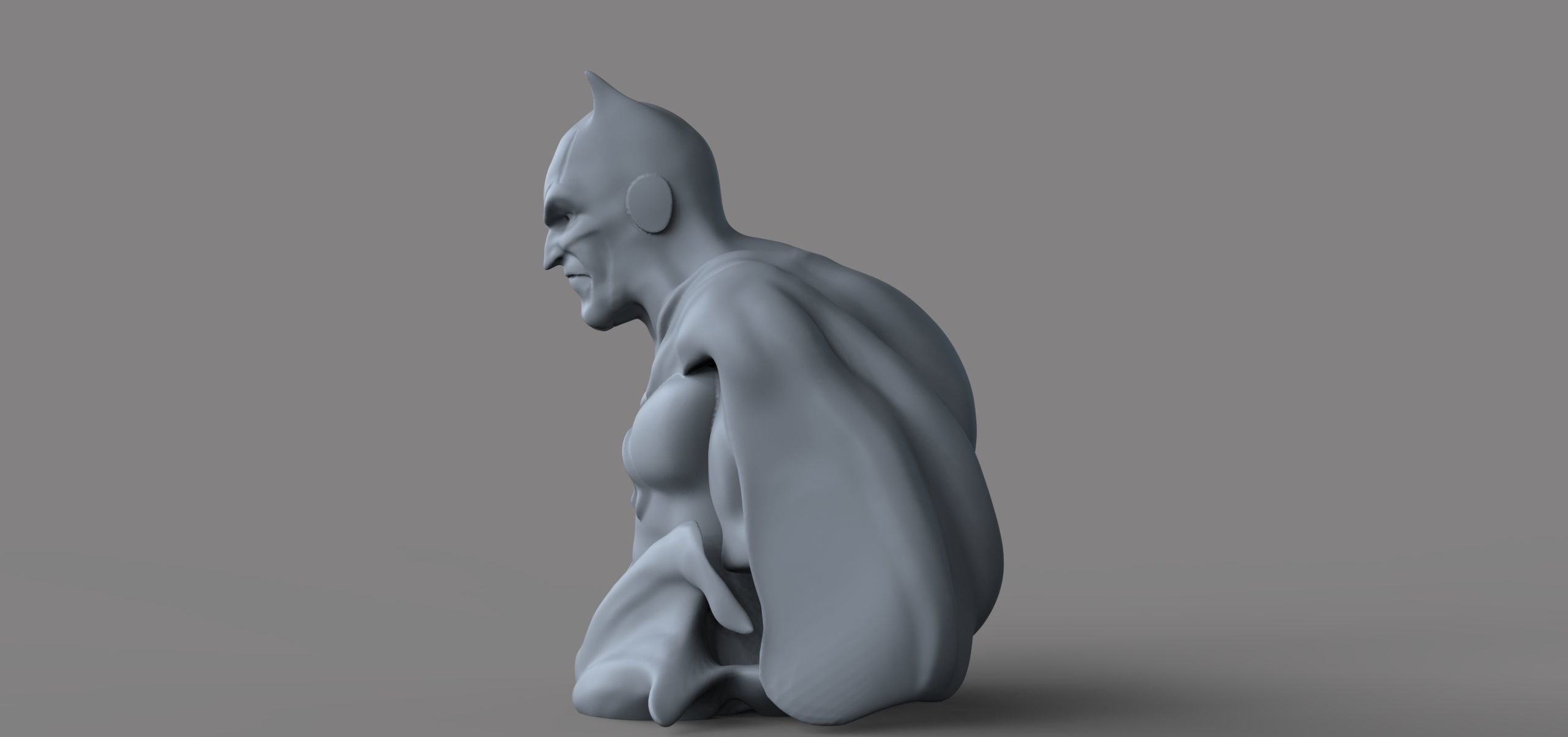 Batman statue 3D print model_14