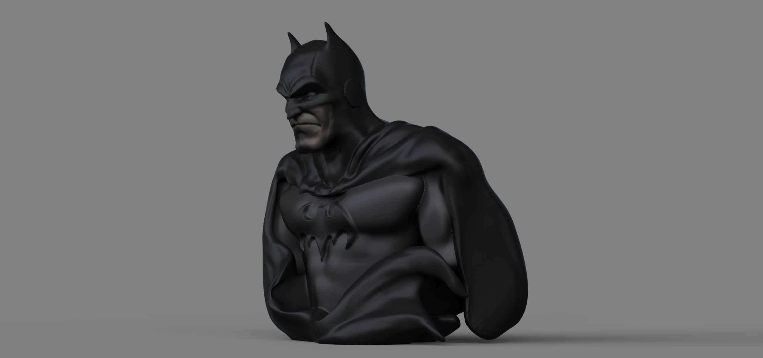 Batman statue 3D print model_7