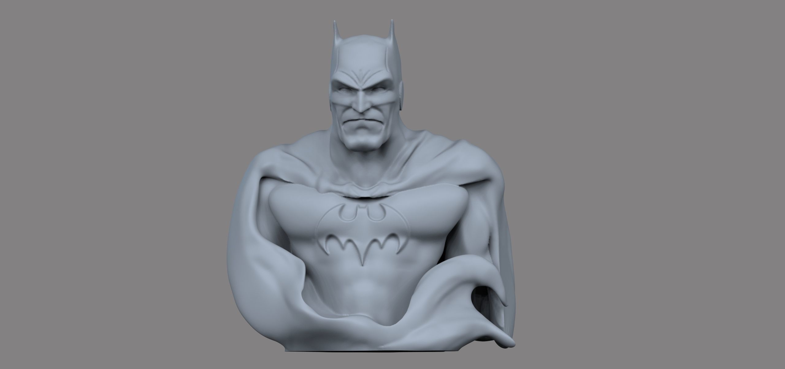 Batman statue 3D print model_8