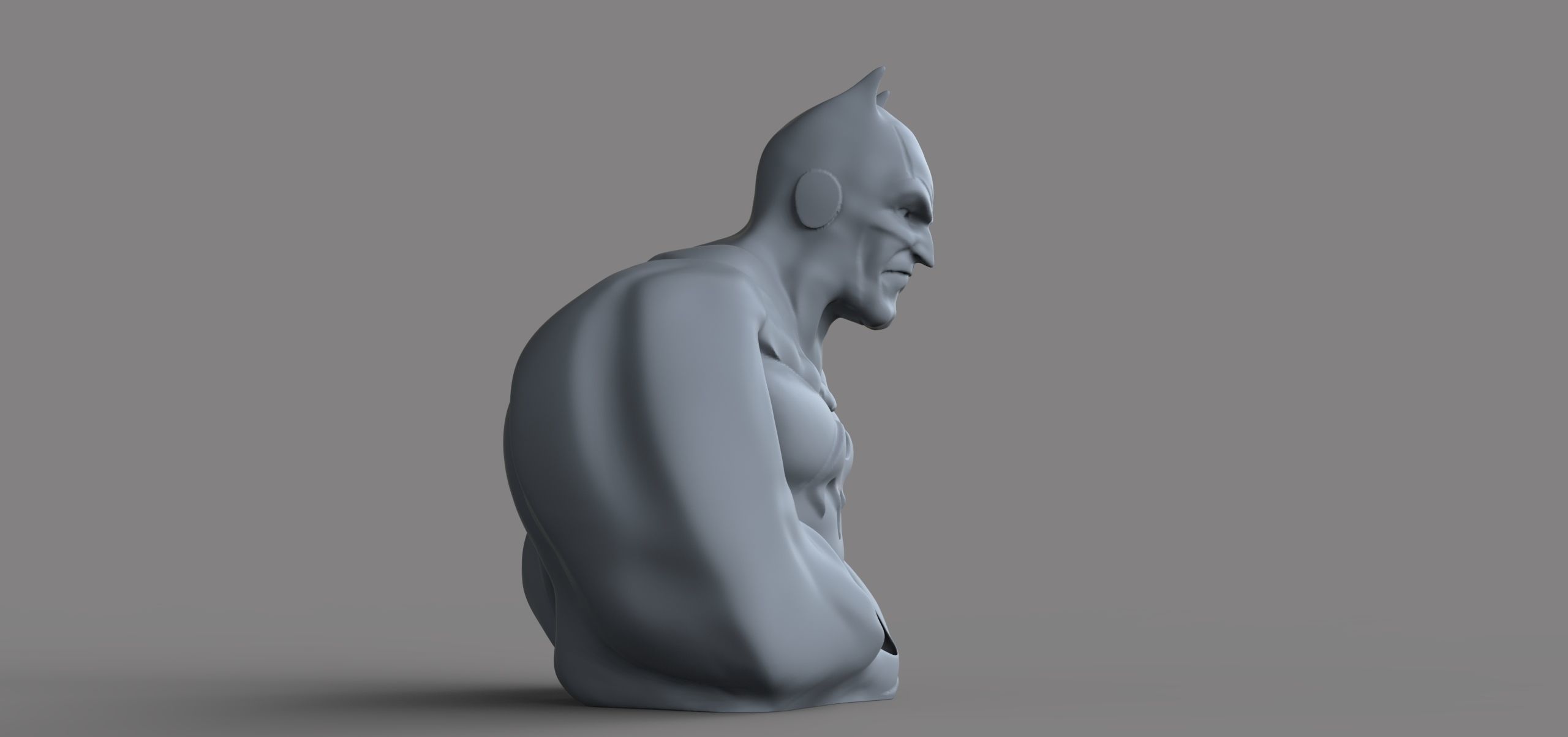 Batman statue 3D print model_10