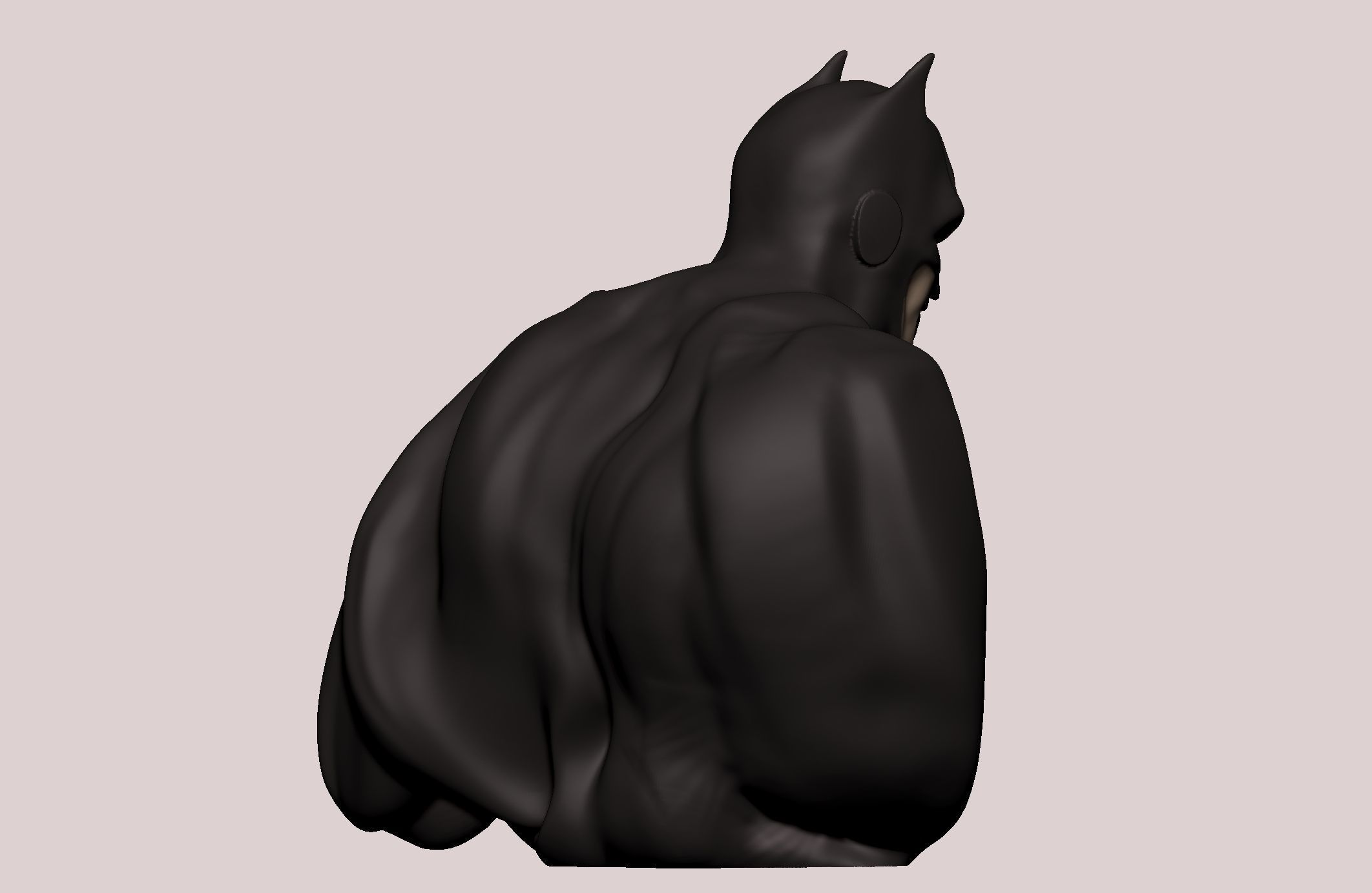 Batman statue 3D print model_19