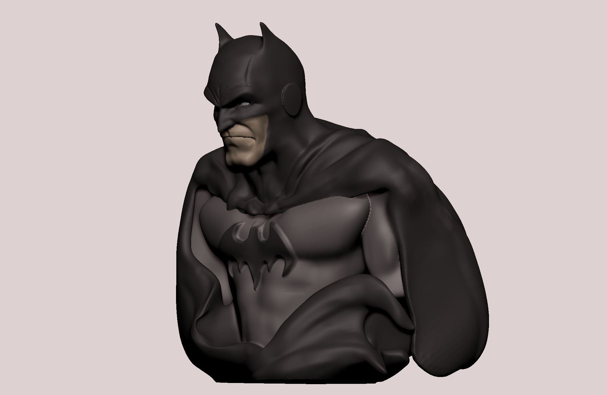 Batman statue 3D print model_23
