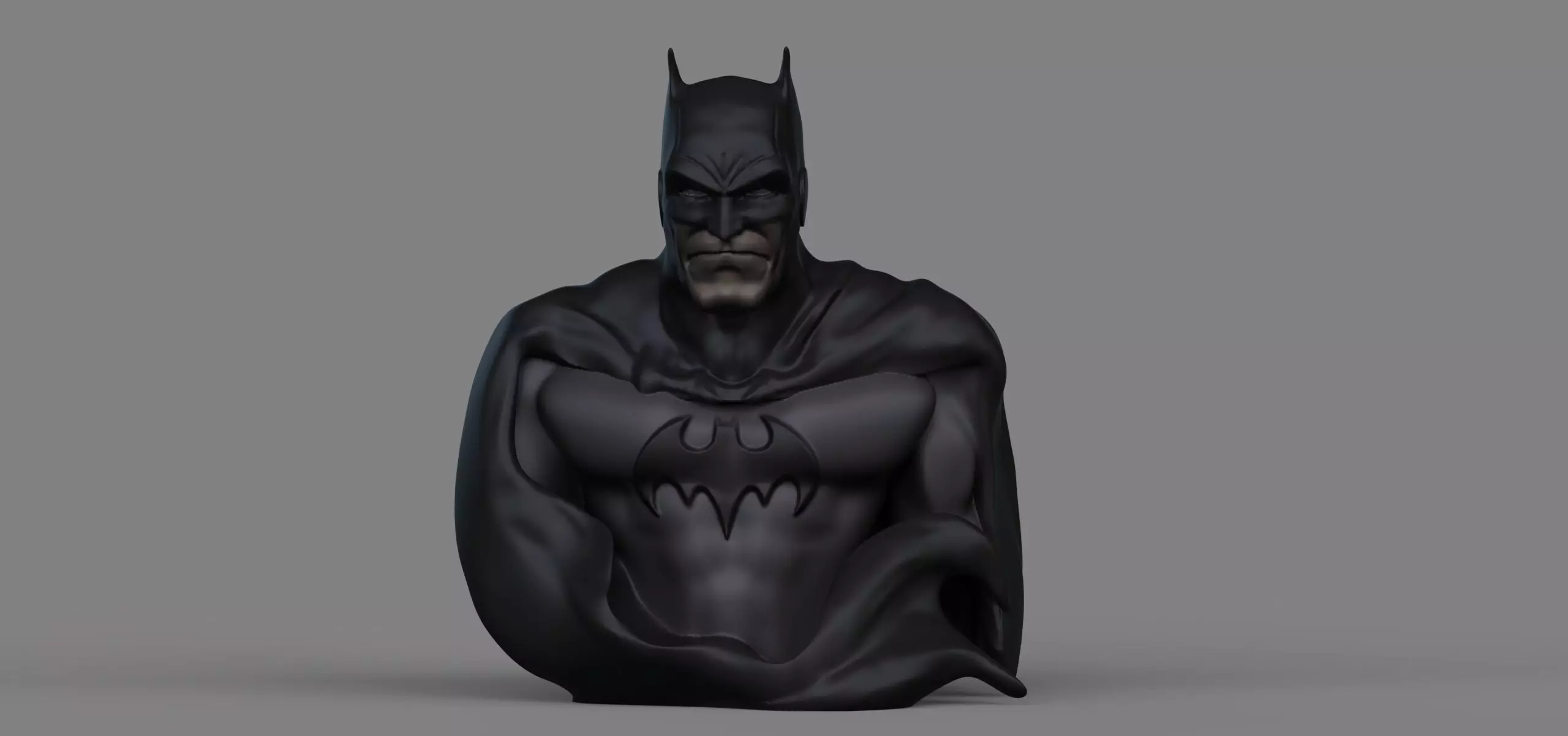 Batman statue 3D print model_0