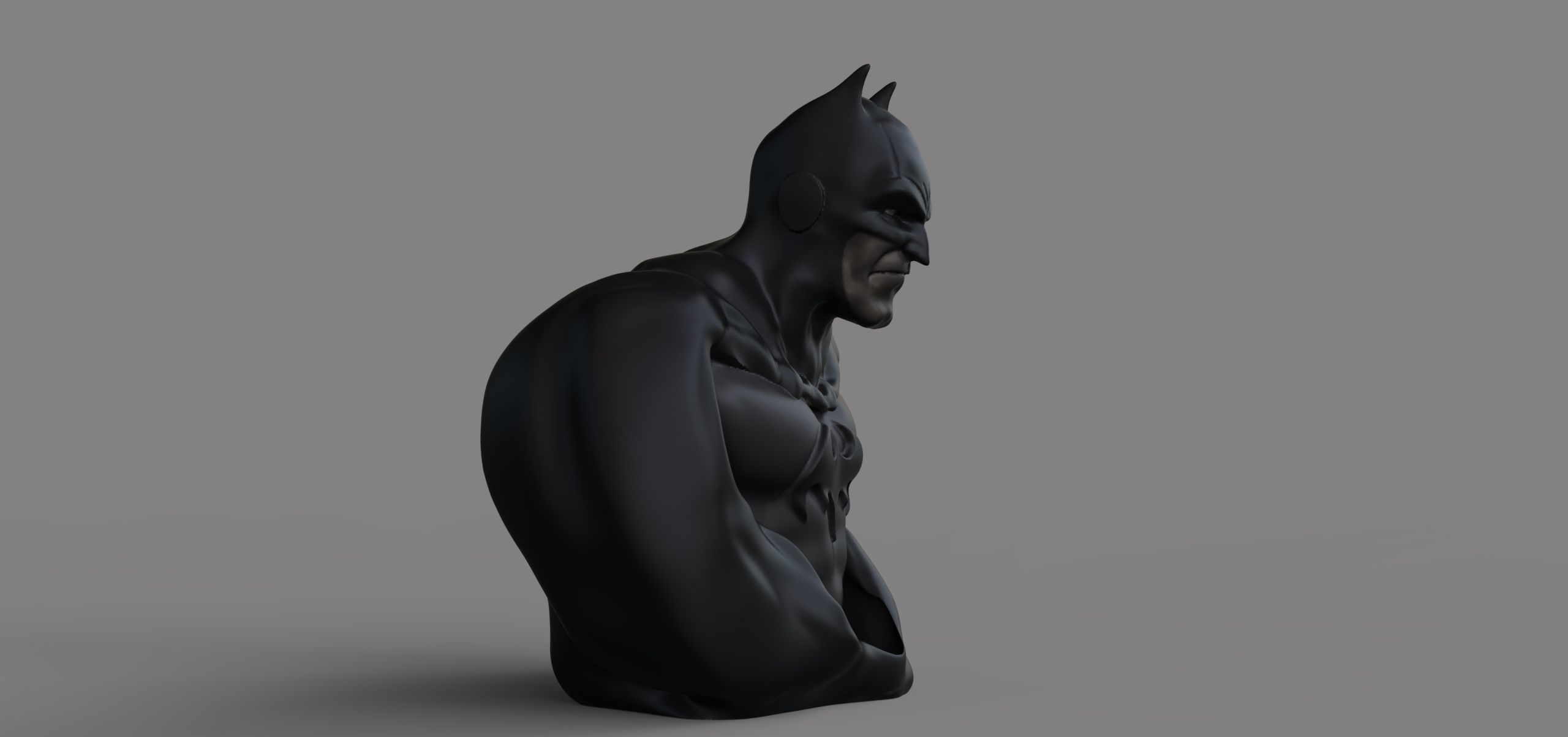 Batman statue 3D print model_2