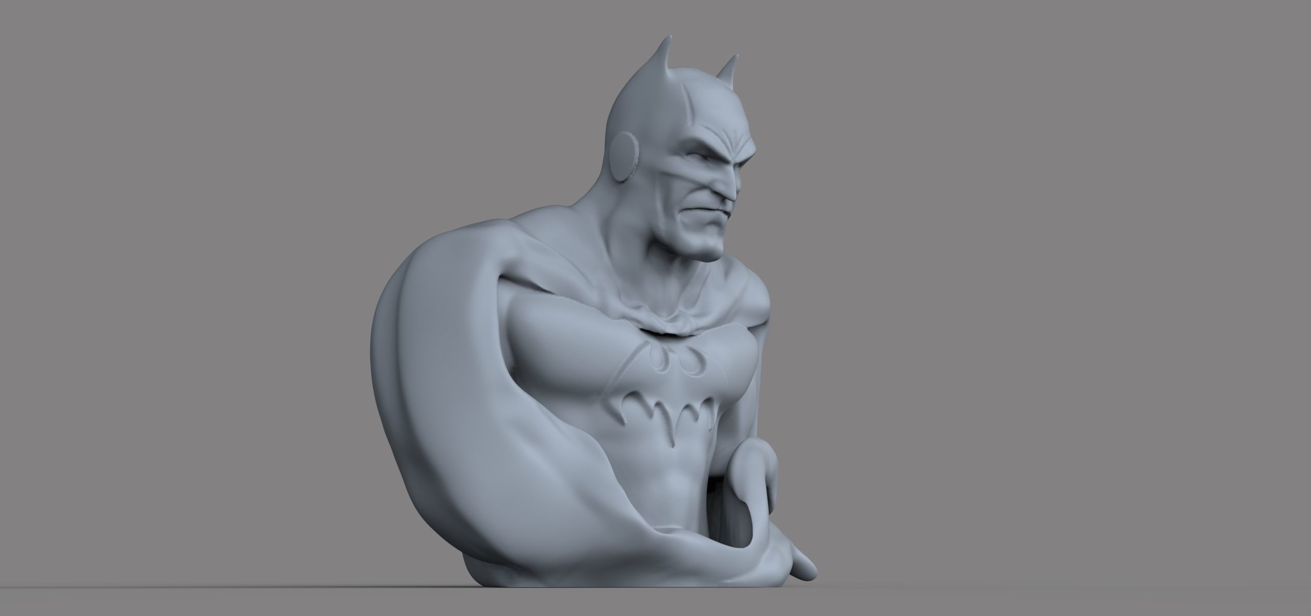 Batman statue 3D print model_9