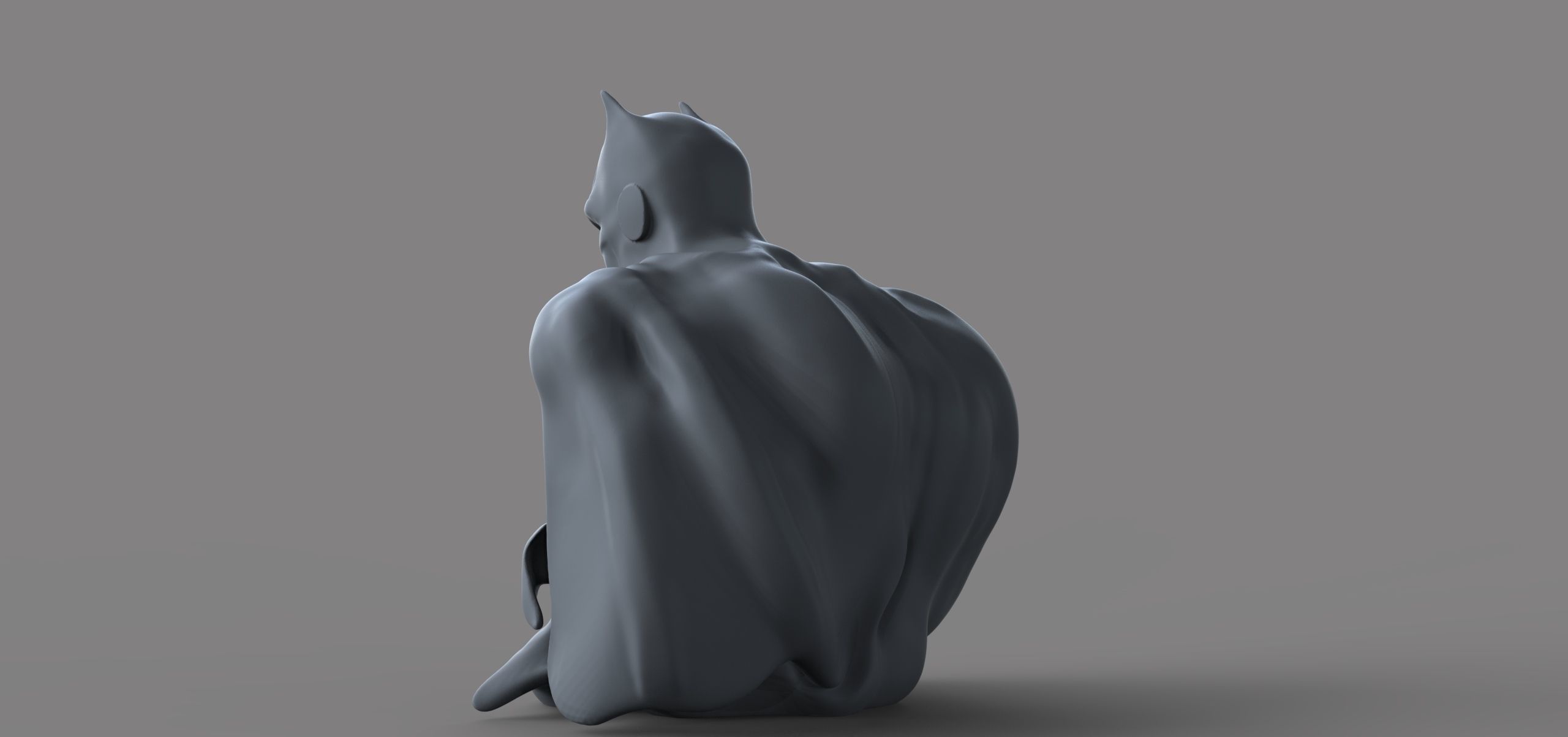Batman statue 3D print model_13
