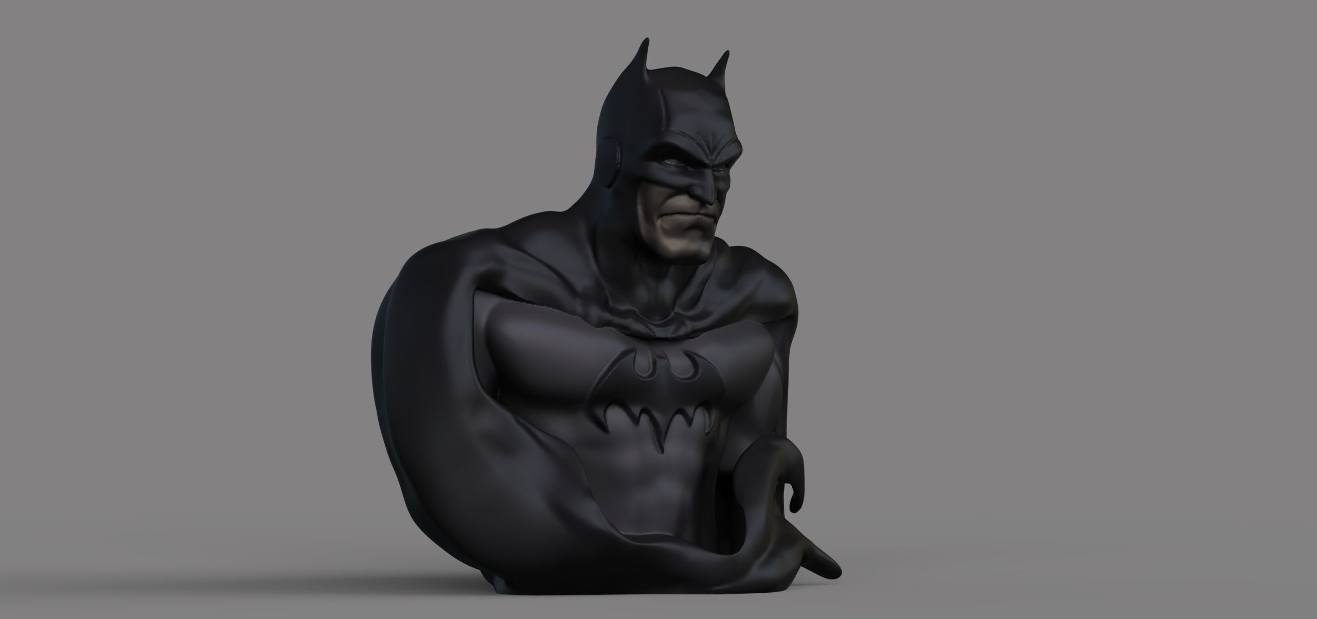 Batman statue 3D print model_1