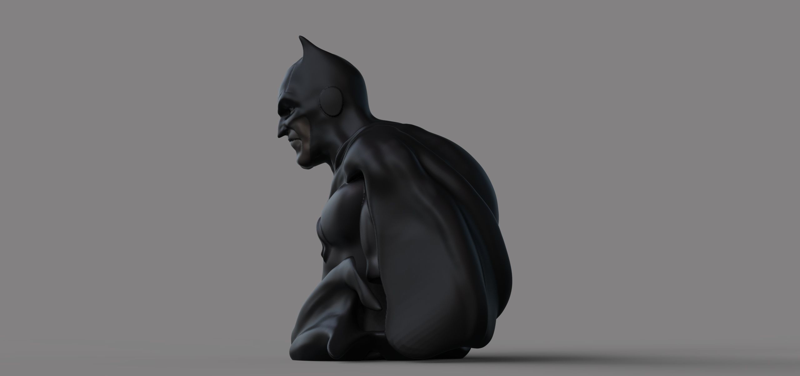Batman statue 3D print model_6