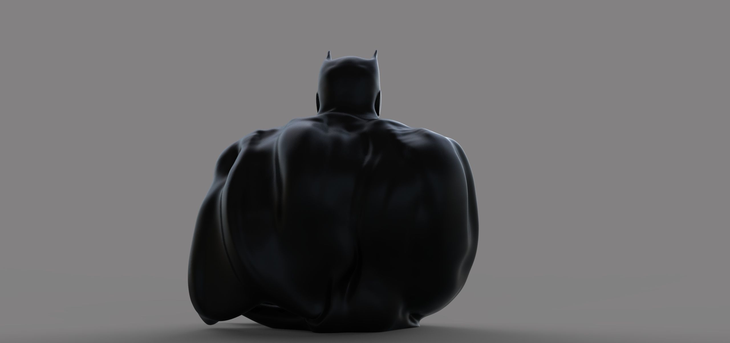 Batman statue 3D print model_4