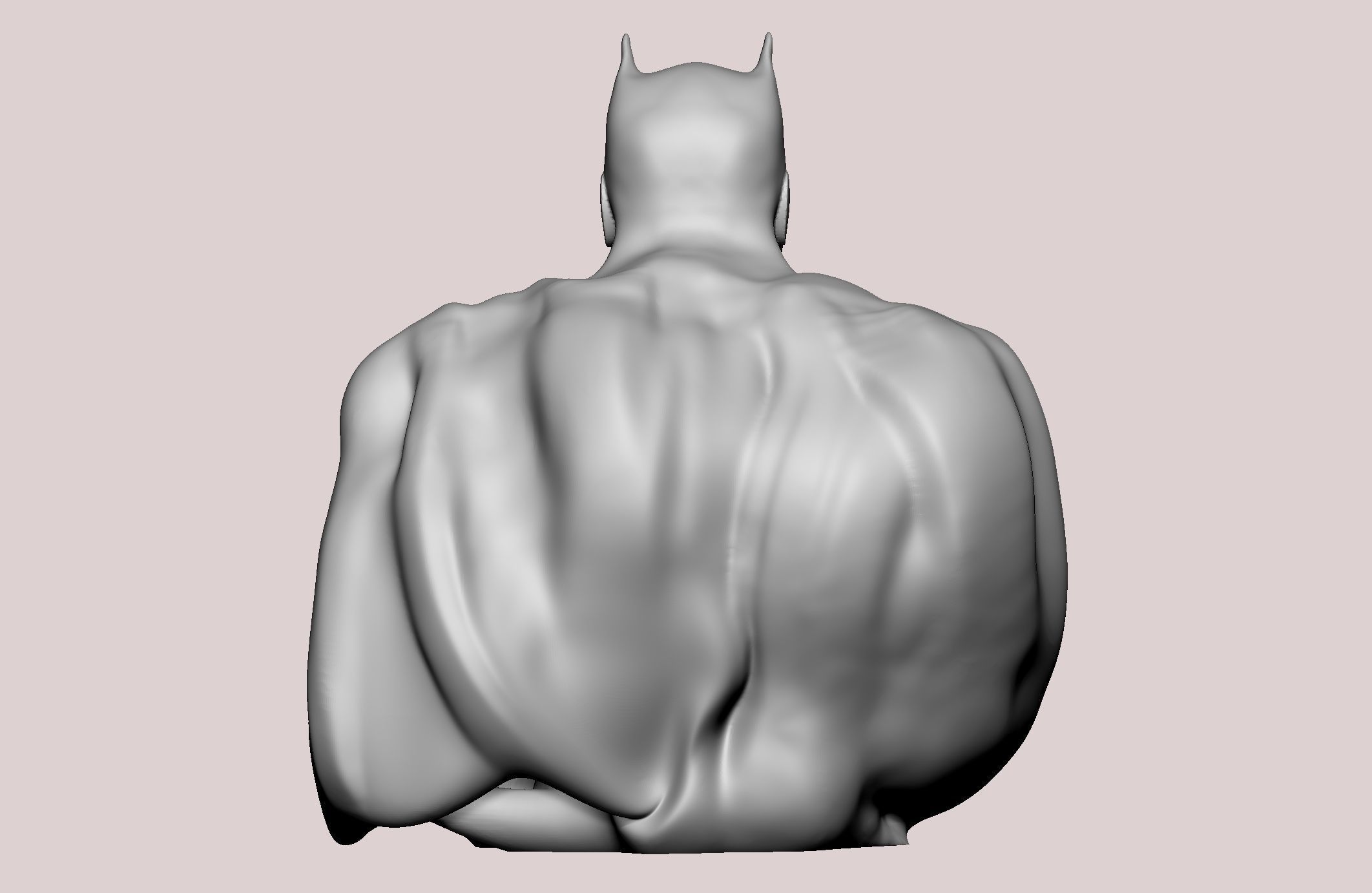 Batman statue 3D print model_28