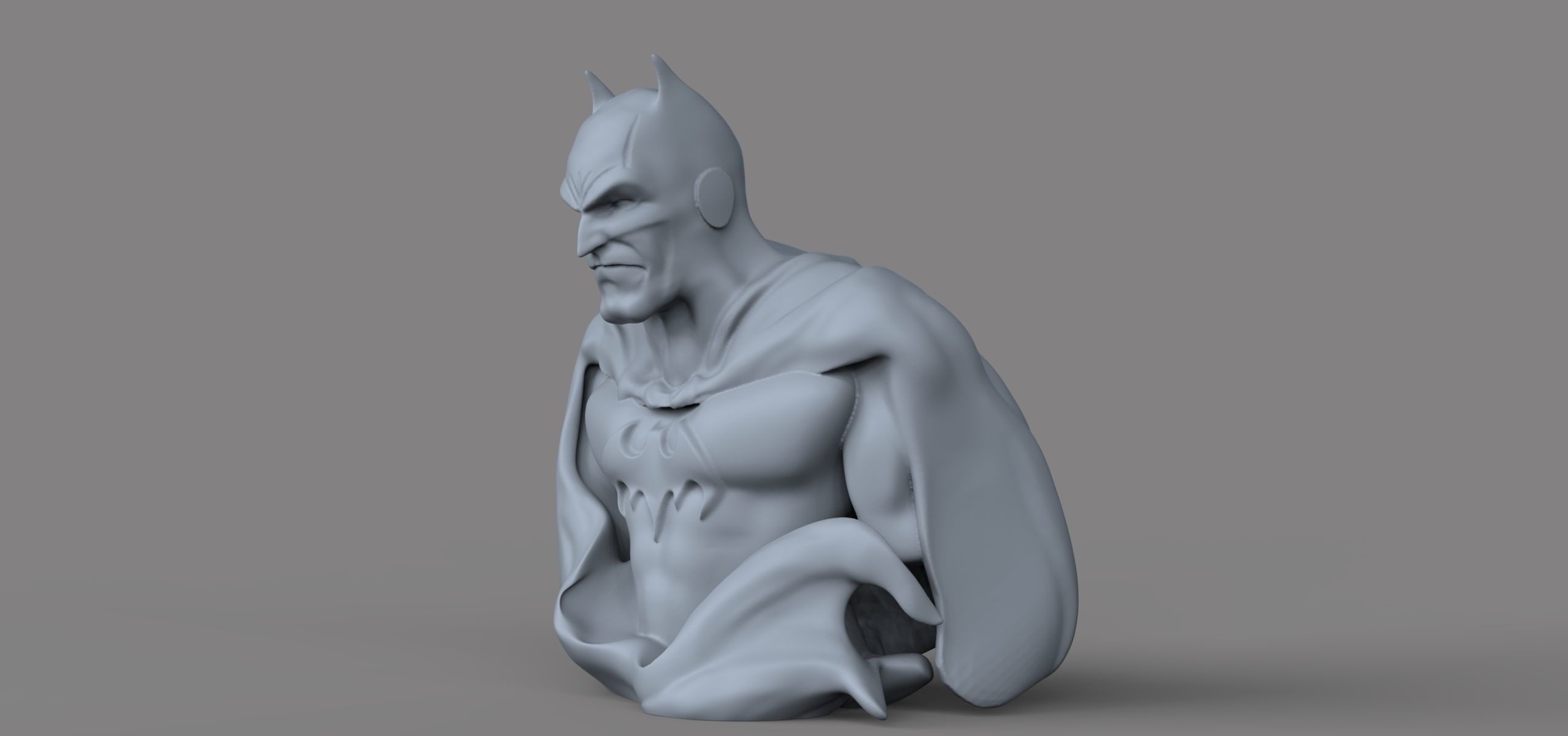 Batman statue 3D print model_15