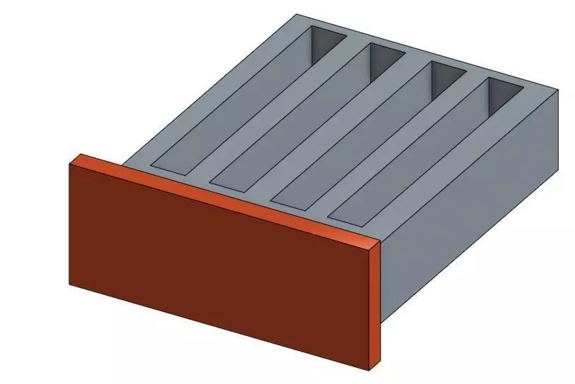 Cajon de cubiertos Free 3D print model