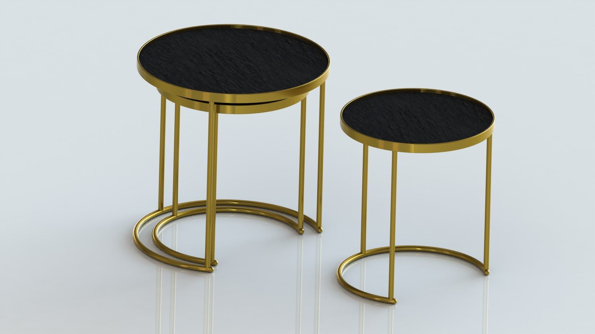 Classic Table Model A 3D model_1