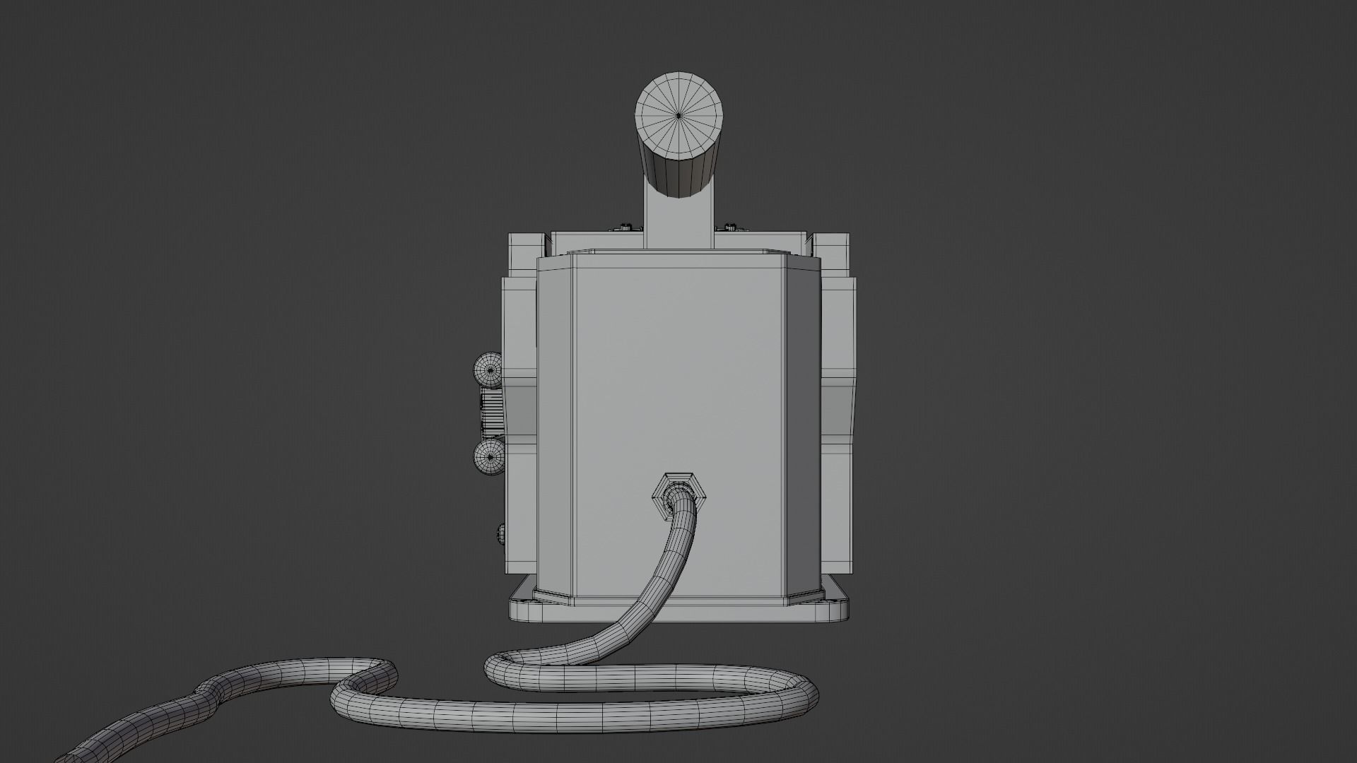 Ghostbuster Trap Ghost Machine with studio 3D model_8