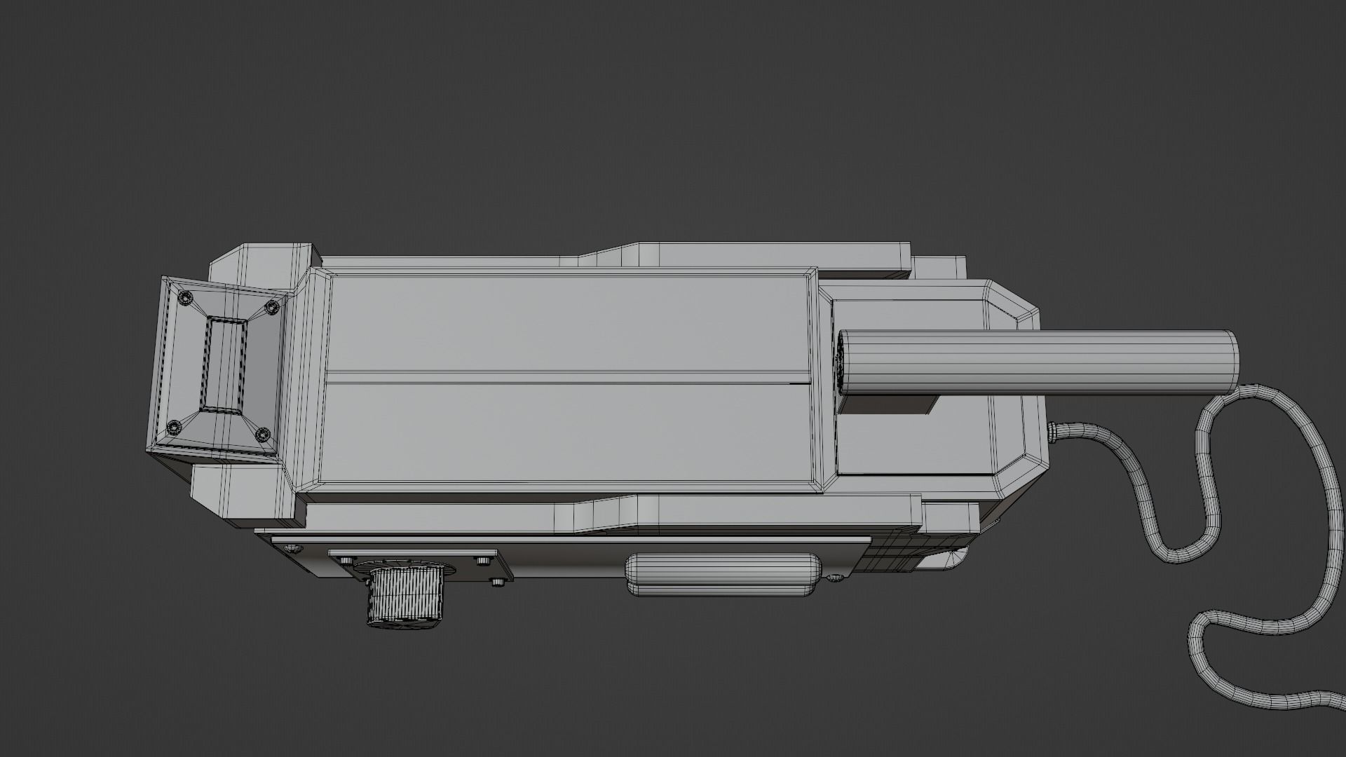 Ghostbuster Trap Ghost Machine with studio 3D model_9