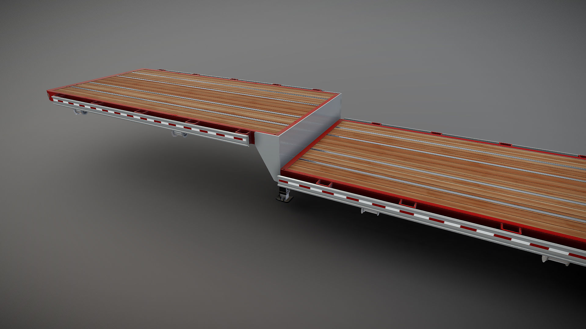 Dropdeck  Trailer Low-poly 3D model_23