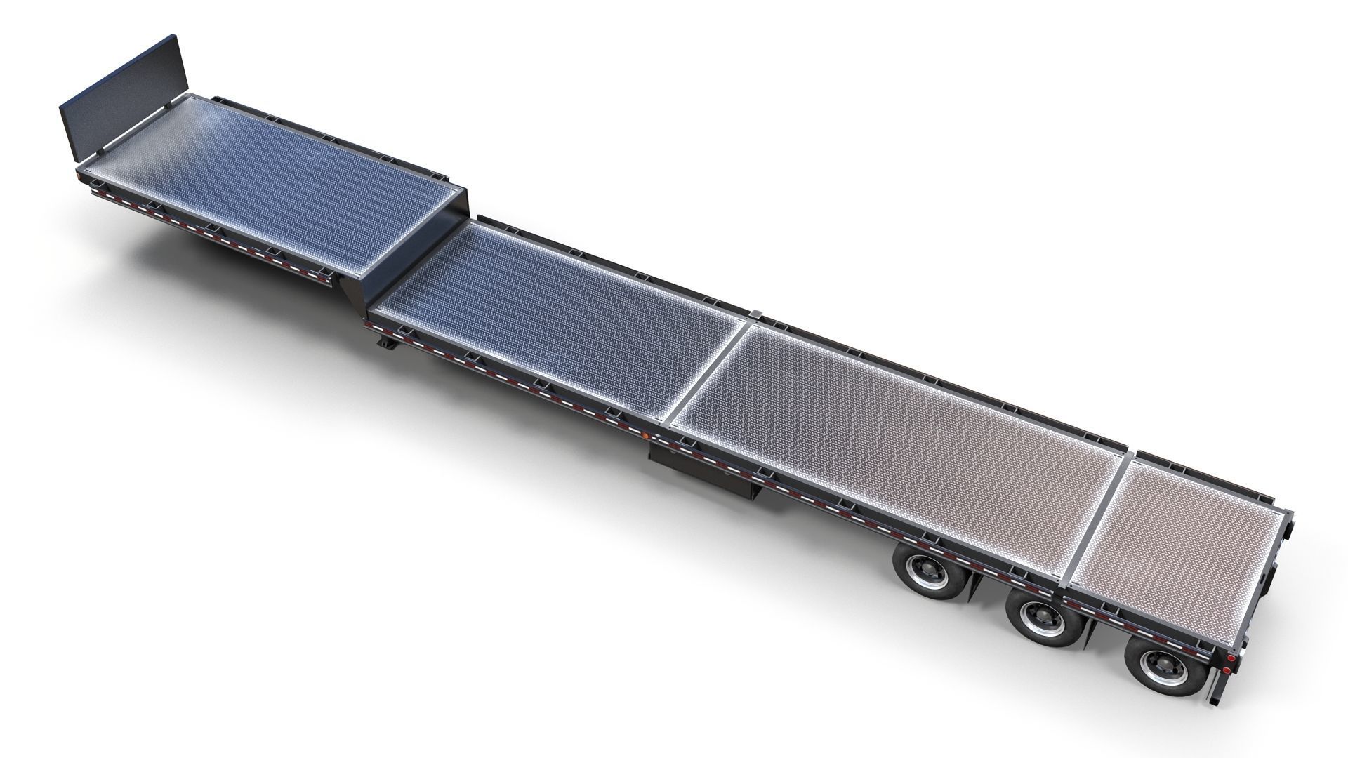 Dropdeck  Trailer Low-poly 3D model_13