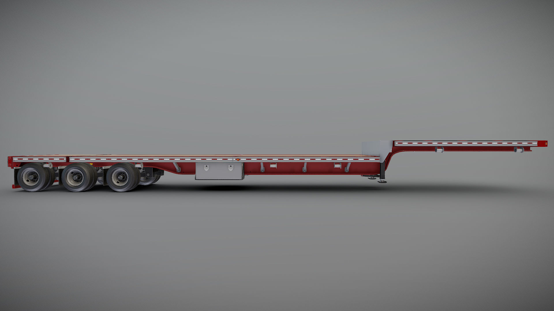 Dropdeck  Trailer Low-poly 3D model_28