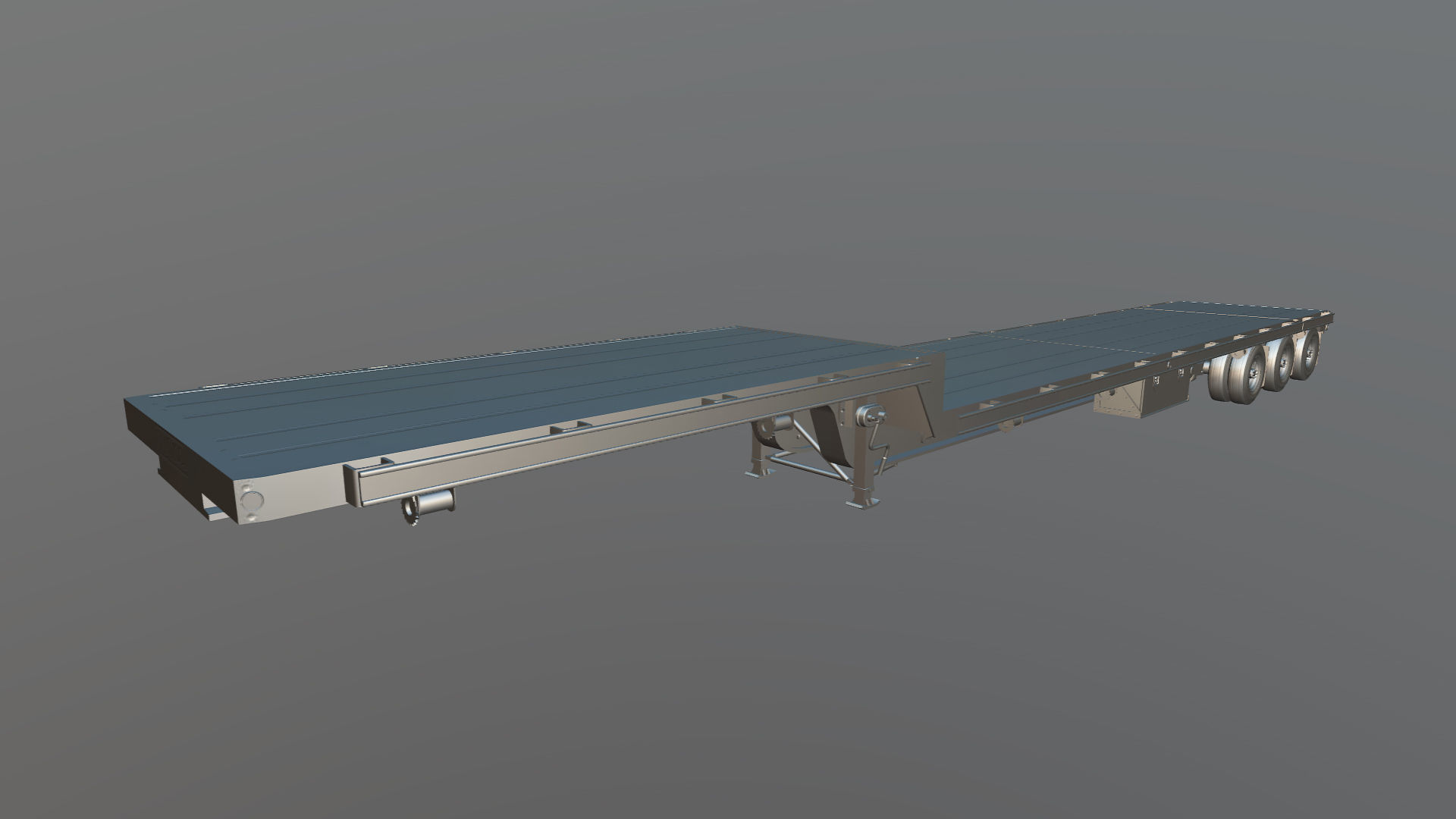 Dropdeck  Trailer Low-poly 3D model_35