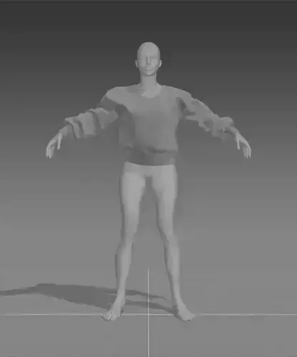 Clothes for Marvelous Designer Pullover 3D model