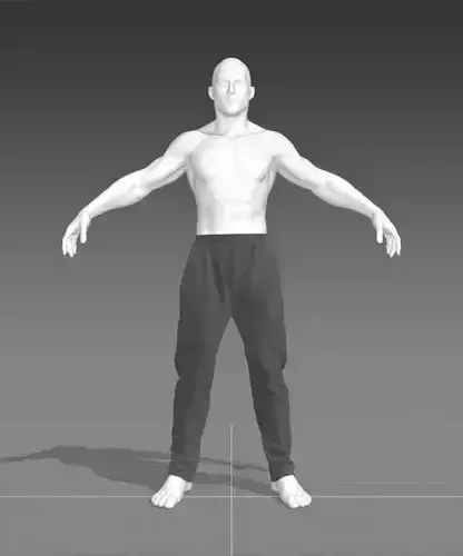 Clothes for Marvelous Designer Man Pants 01 3D model