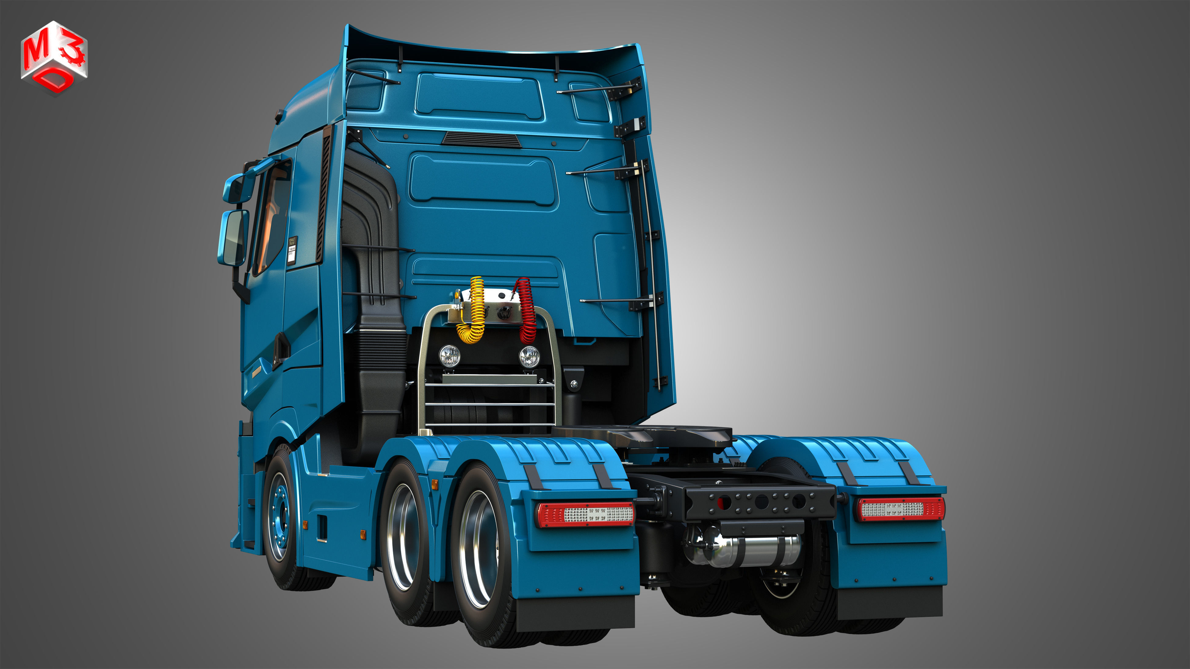 T520 - High Range Truck - 2 Axle 3D model_14