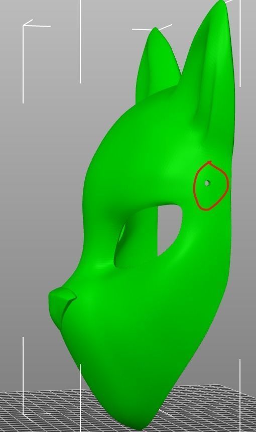 KITSUNE FOX MASK MASCARA DE ZORRO KITSUNE 2 3D print model_6