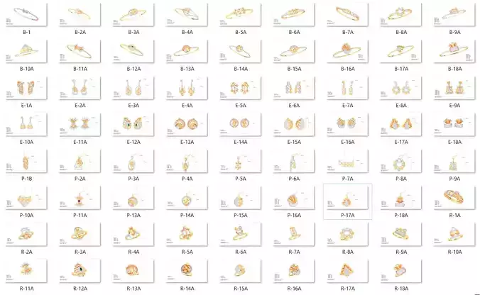 26 Ring Earrings Pendant Bracelet Combo Pack