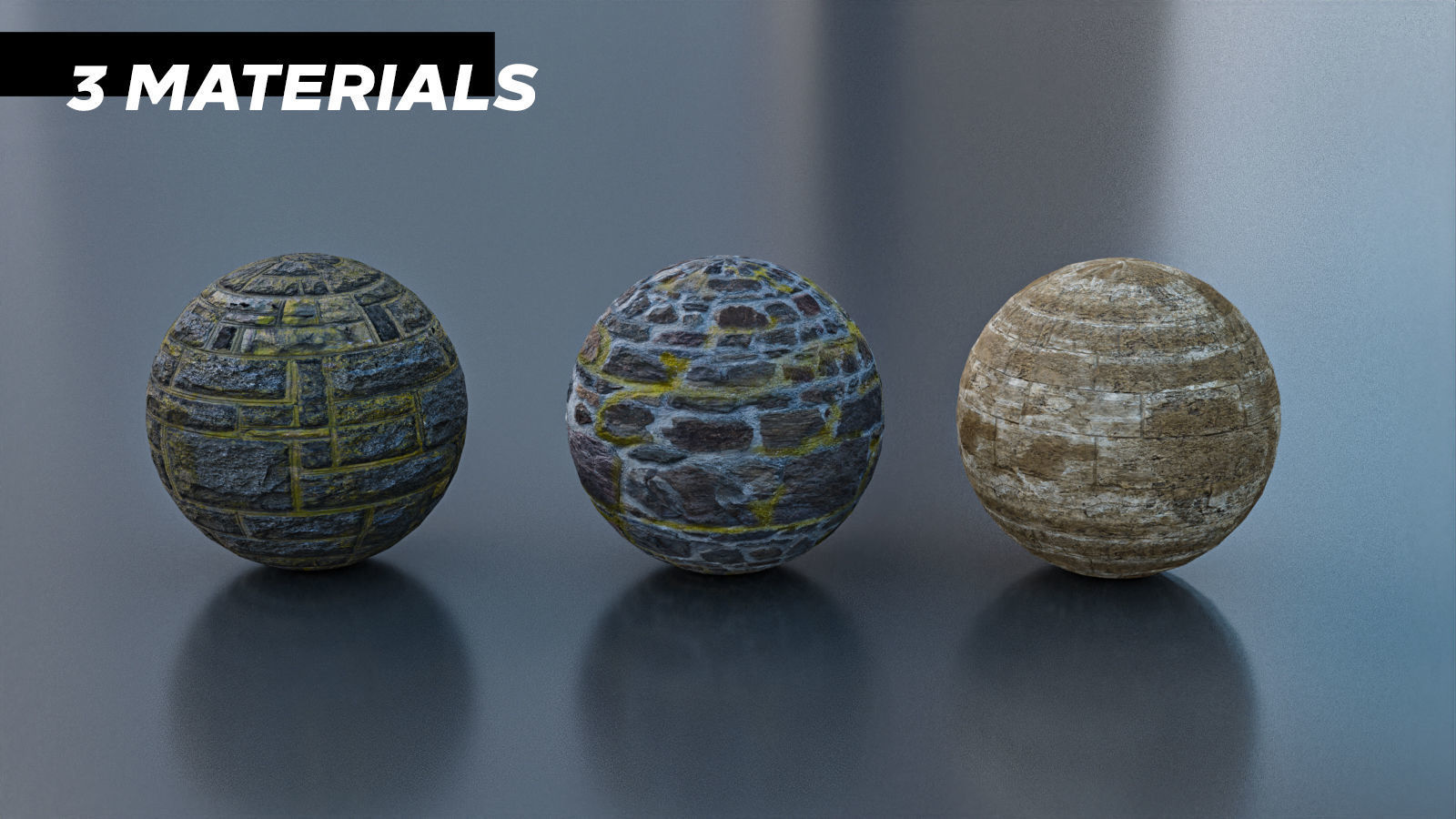 Ancient Temple  Kitbash Asset Pack Low-poly 3D model_6