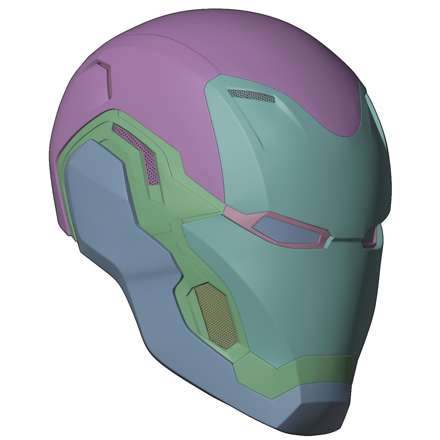 Iron man mk80 3d full inner details with screwless motorization 3D print model_35