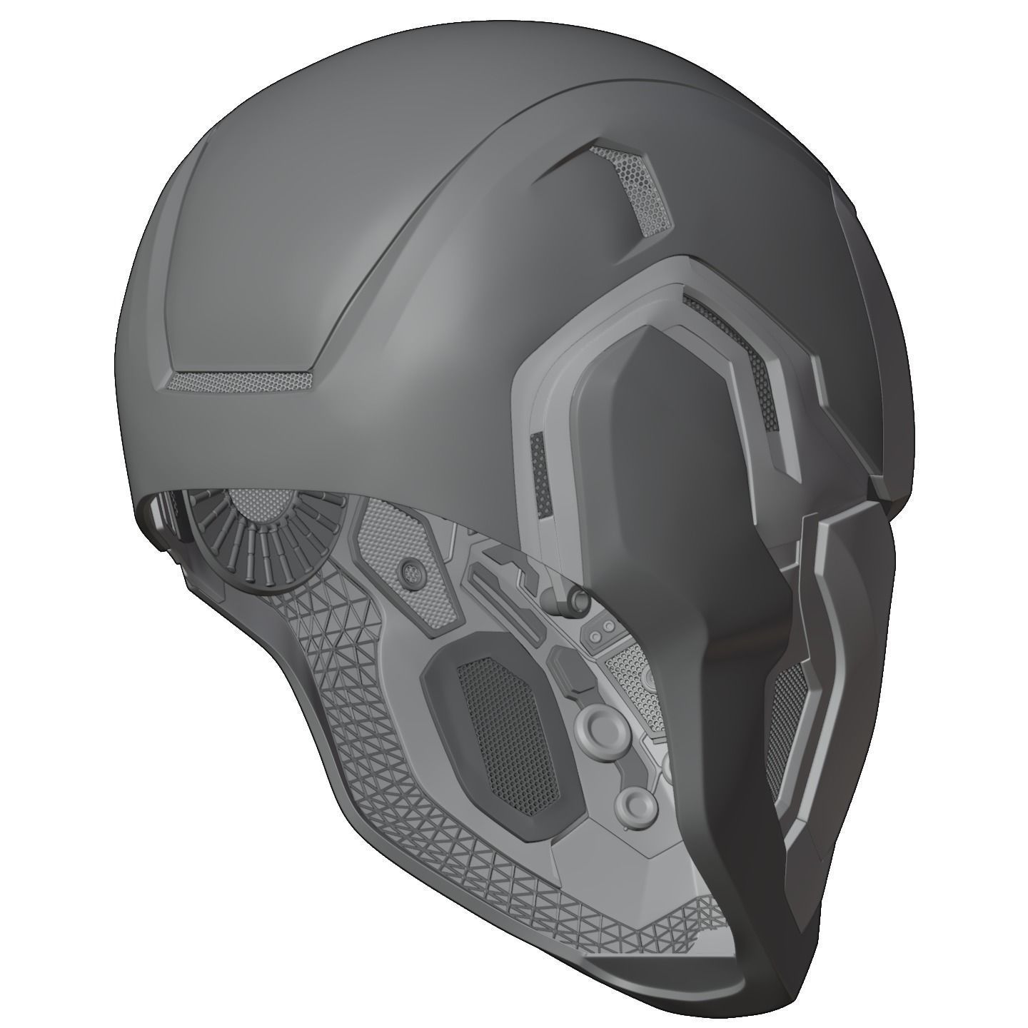 Iron man mk80 3d full inner details with screwless motorization 3D print model_43