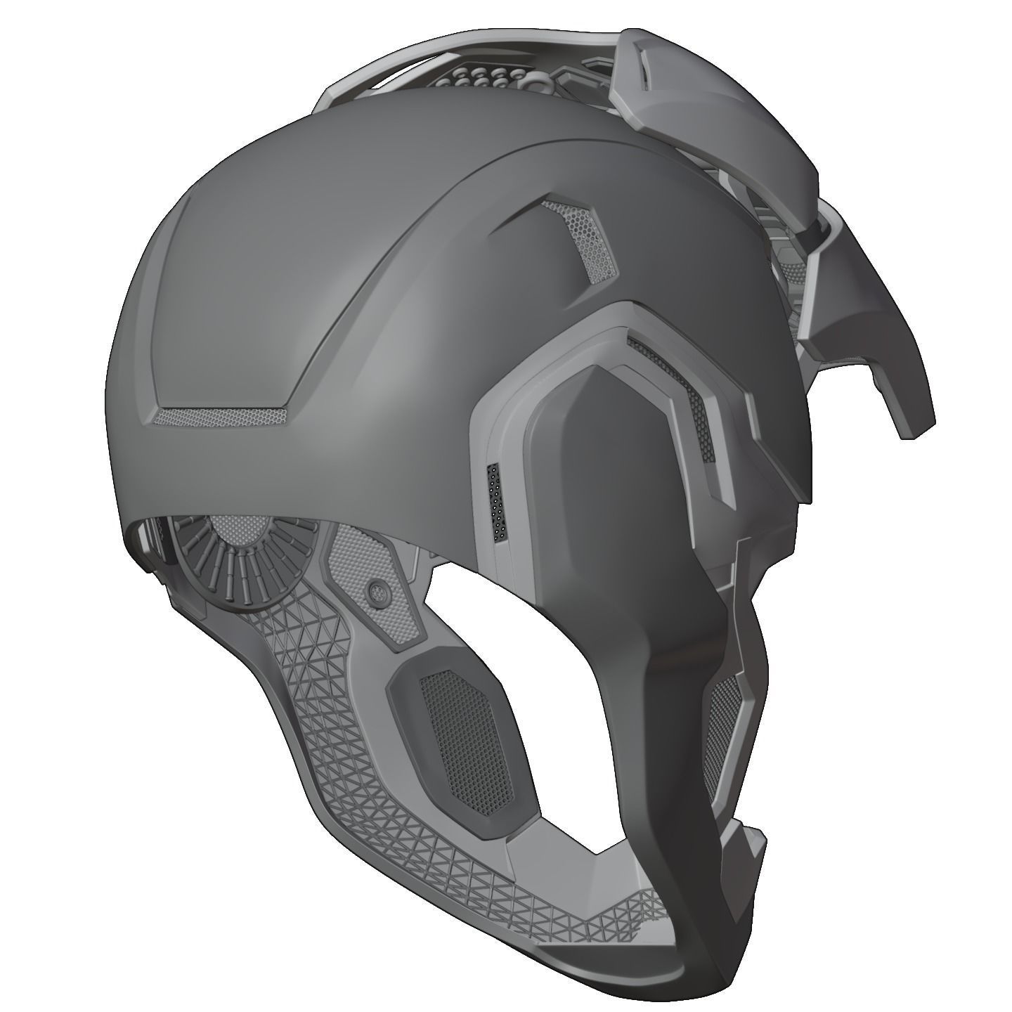 Iron man mk80 3d full inner details with screwless motorization 3D print model_25