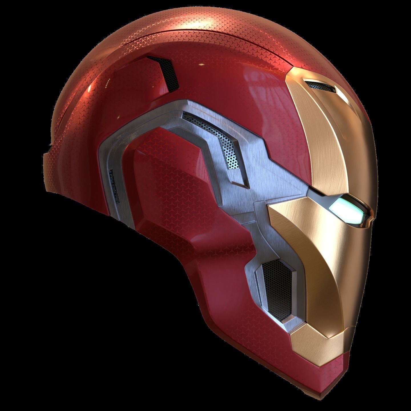 Iron man mk80 3d full inner details with screwless motorization 3D print model_2