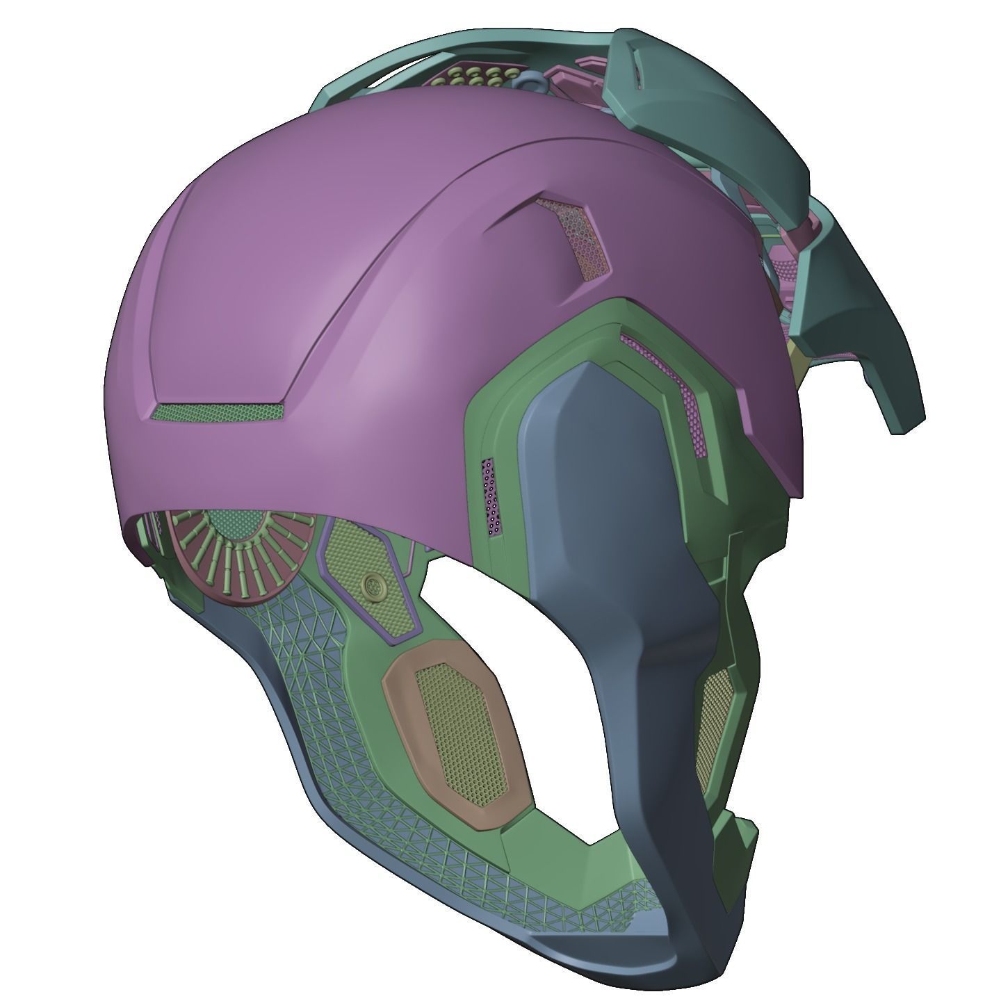 Iron man mk80 3d full inner details with screwless motorization 3D print model_26