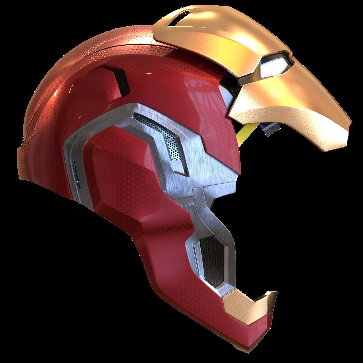 Iron man mk80 3d full inner details with screwless motorization 3D print model_10