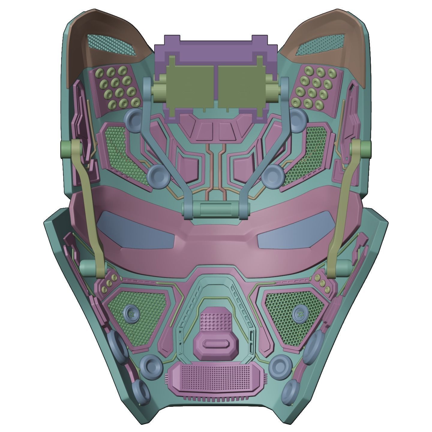 Iron man mk80 3d full inner details with screwless motorization 3D print model_31