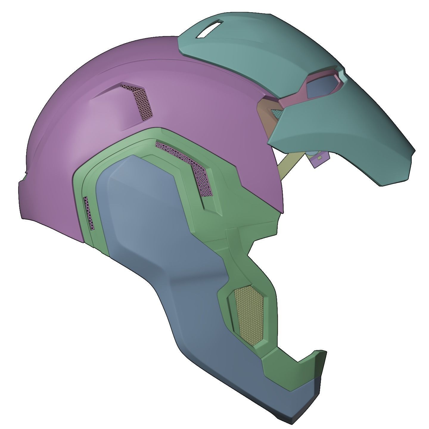 Iron man mk80 3d full inner details with screwless motorization 3D print model_23