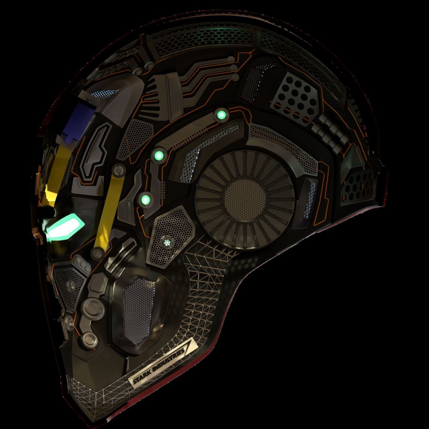 Iron man mk80 3d full inner details with screwless motorization 3D print model_15