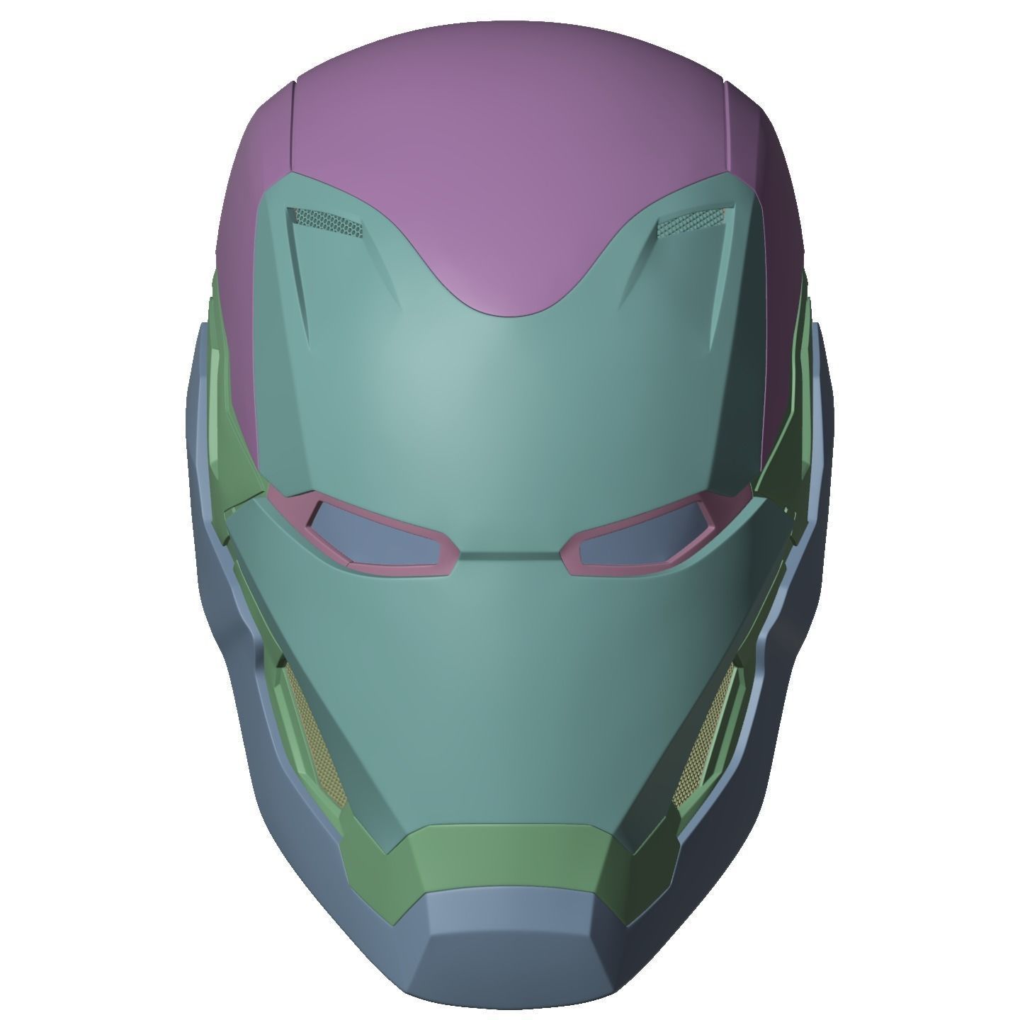 Iron man mk80 3d full inner details with screwless motorization 3D print model_29