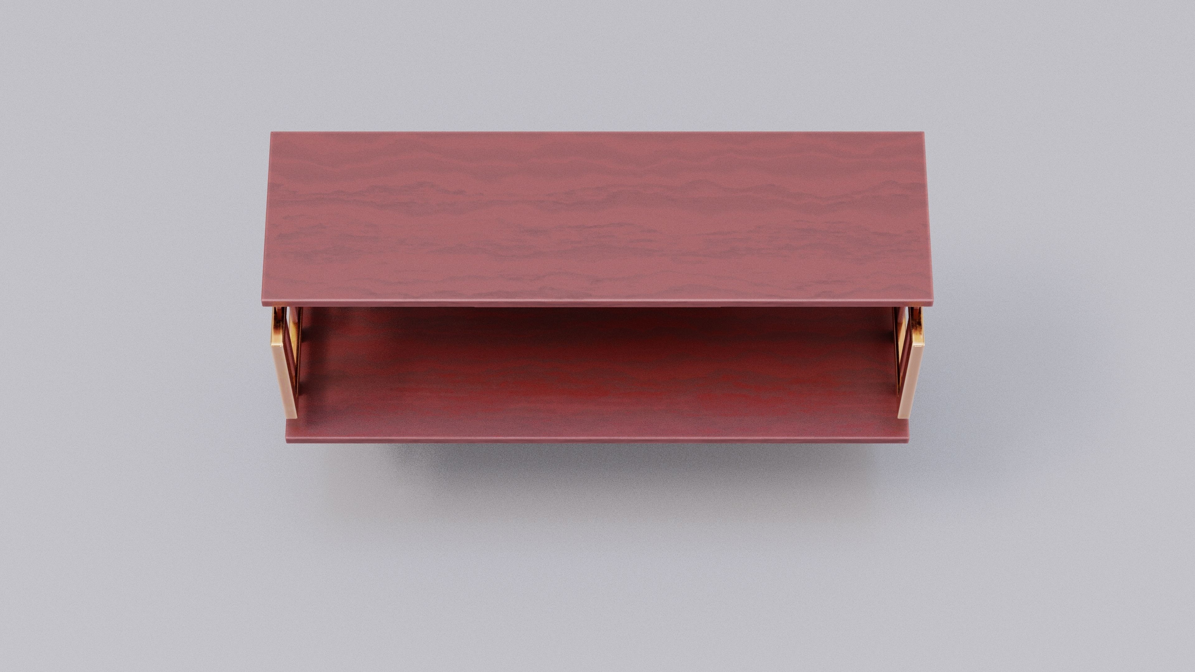 Chinese Trade Furniture Kit - 15 Wall Shelf Low-poly 3D model_3