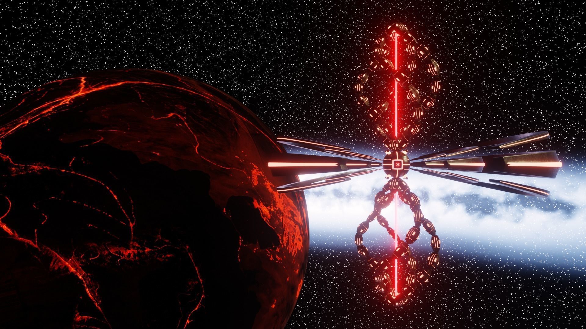 UFO 3 Spiral Spaceship - Ovni - Flying Saucer 3D model_4