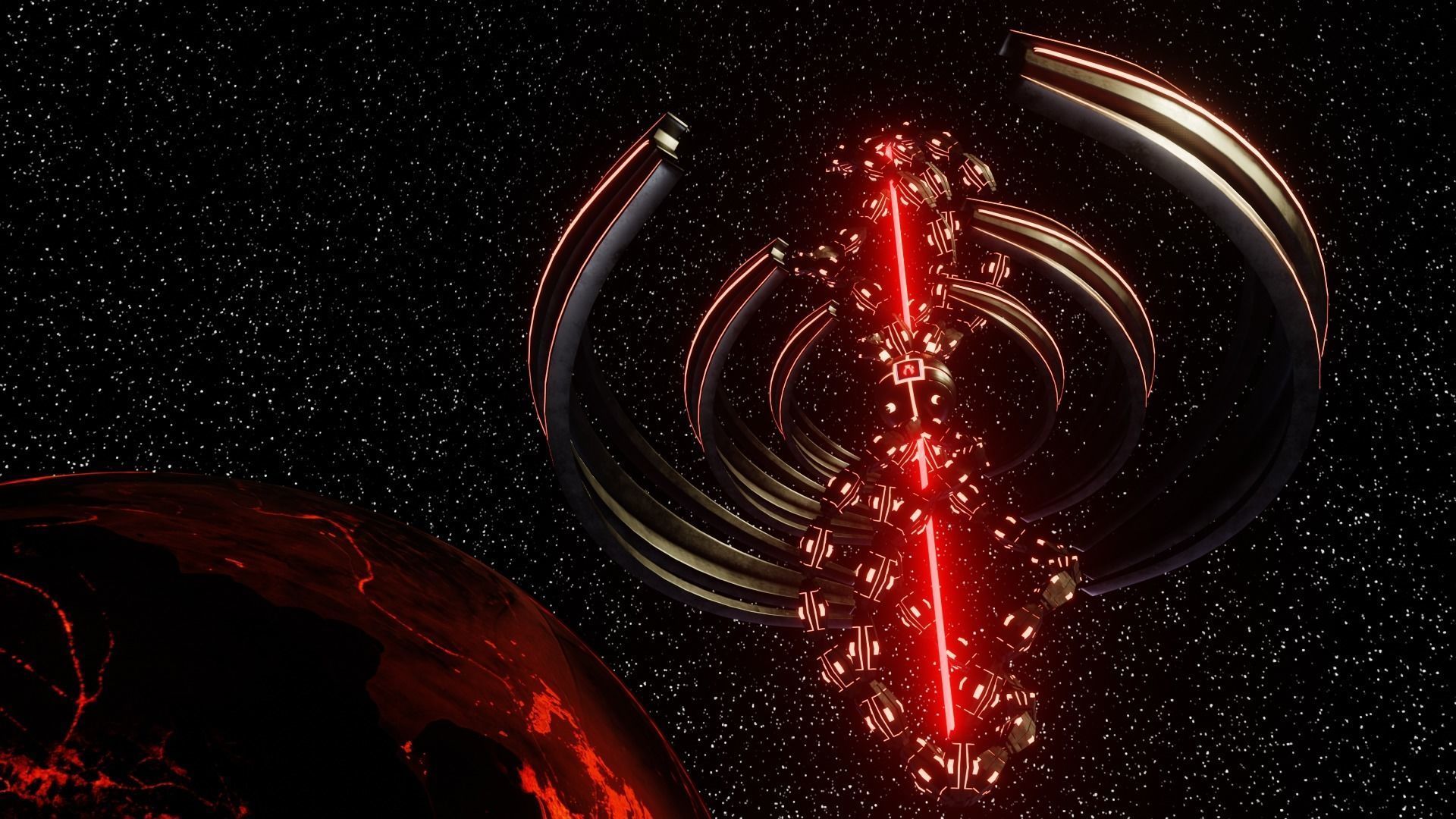 UFO 3 Spiral Spaceship - Ovni - Flying Saucer 3D model_3