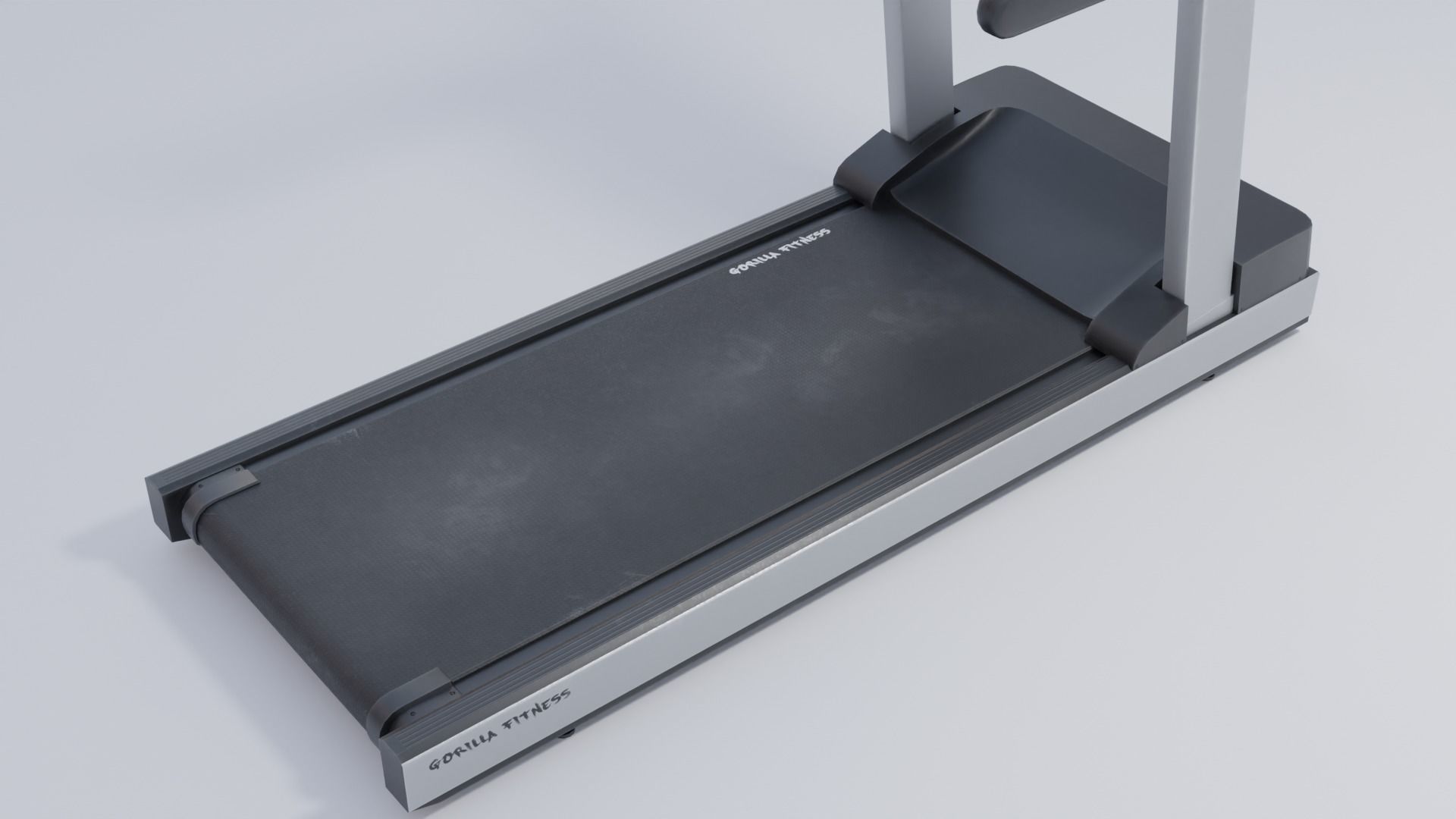 Treadmill 4K and 2K Textures Low-poly 3D model_6