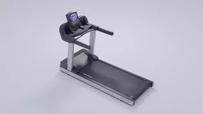 Treadmill 4K and 2K Textures Low-poly 3D model