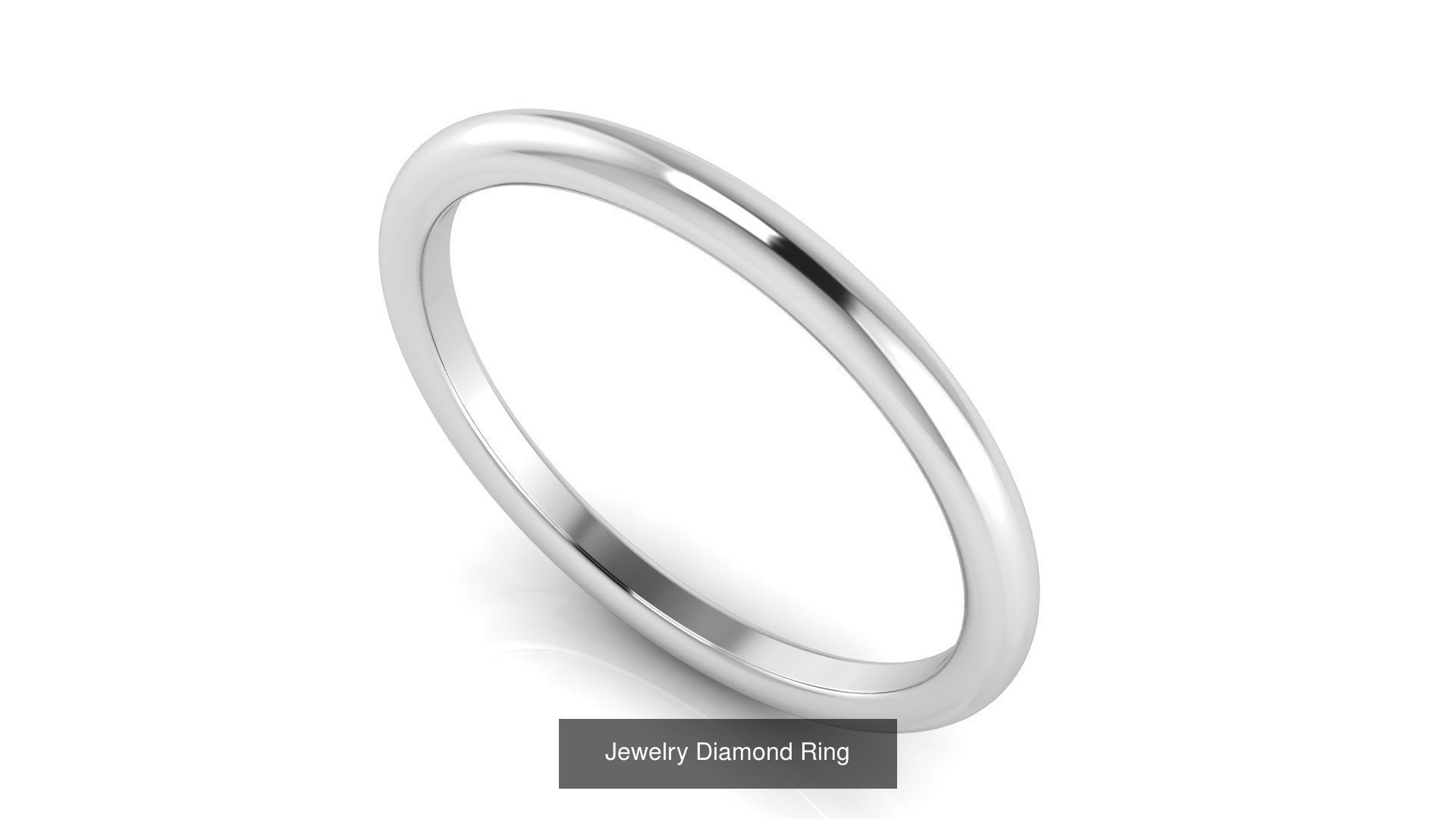 Collection of 77 Diamond Jewelry Rings 3D Print Models _51